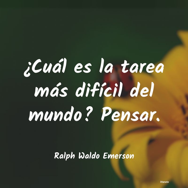 Frases de Ralph Waldo Emerson