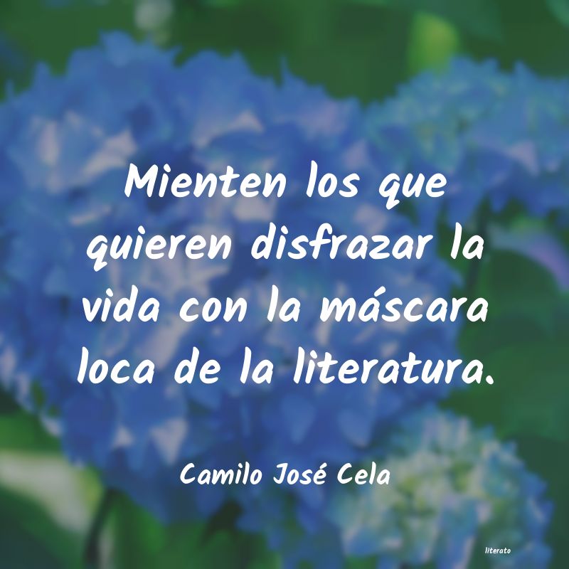 frases de Camilo José Cela