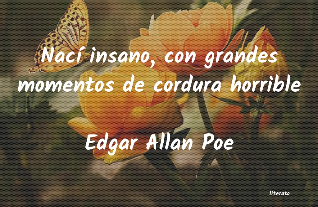 Frases de Edgar Allan Poe