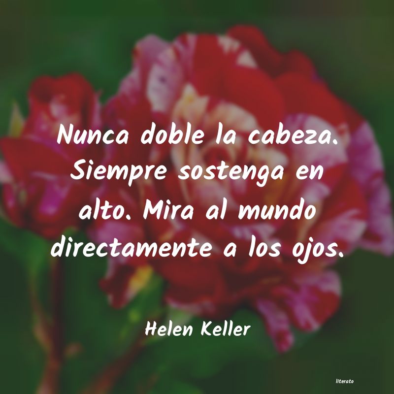 frases de Helen Keller