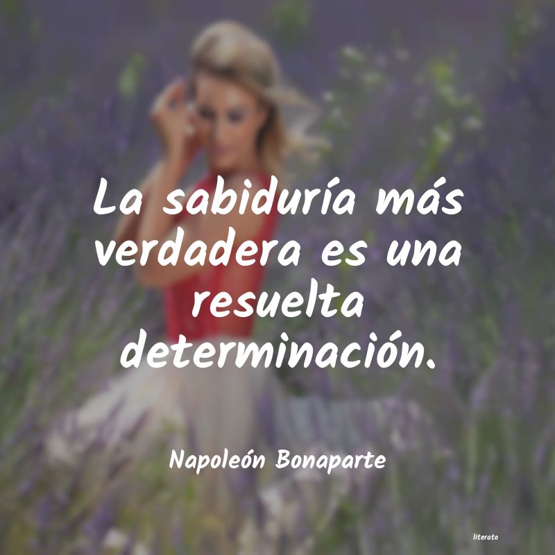 frases de Napoleón Bonaparte