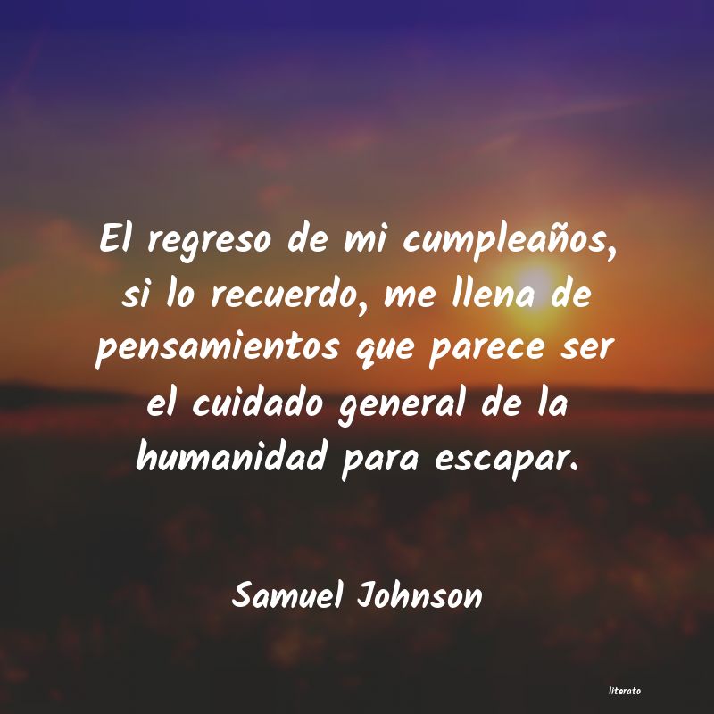 Frases de Samuel Johnson