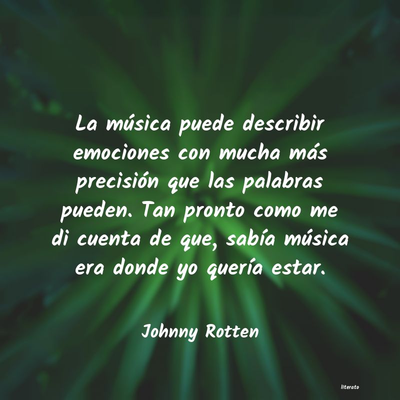 frases de Johnny Rotten