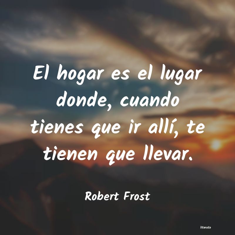 frases de Robert Frost