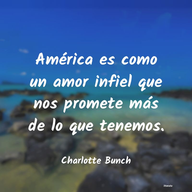 Frases de Charlotte Bunch