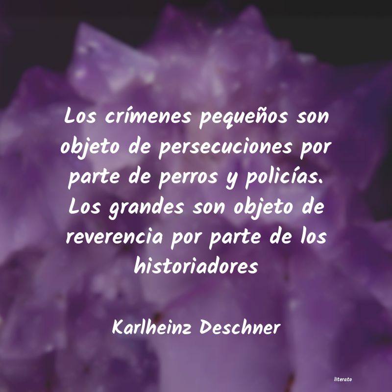 frases de Karlheinz Deschner