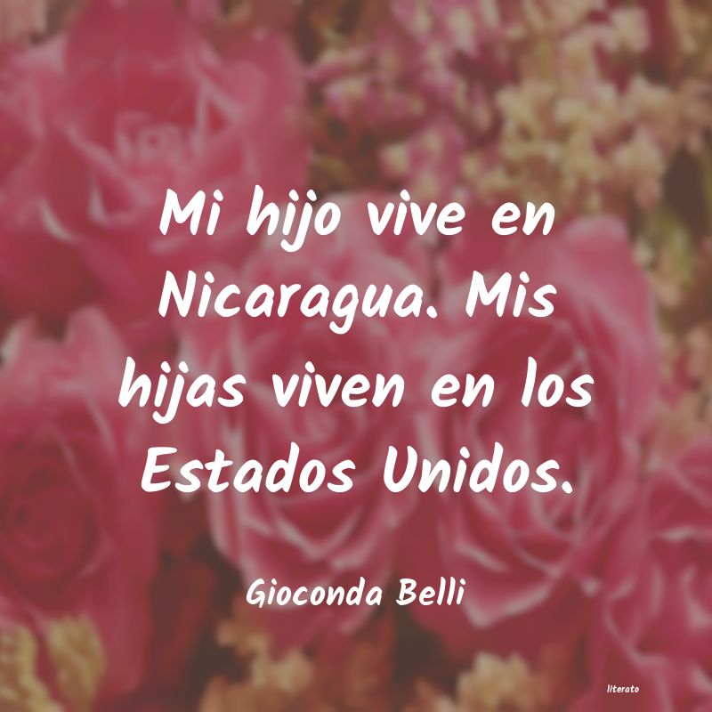 frases de Gioconda Belli