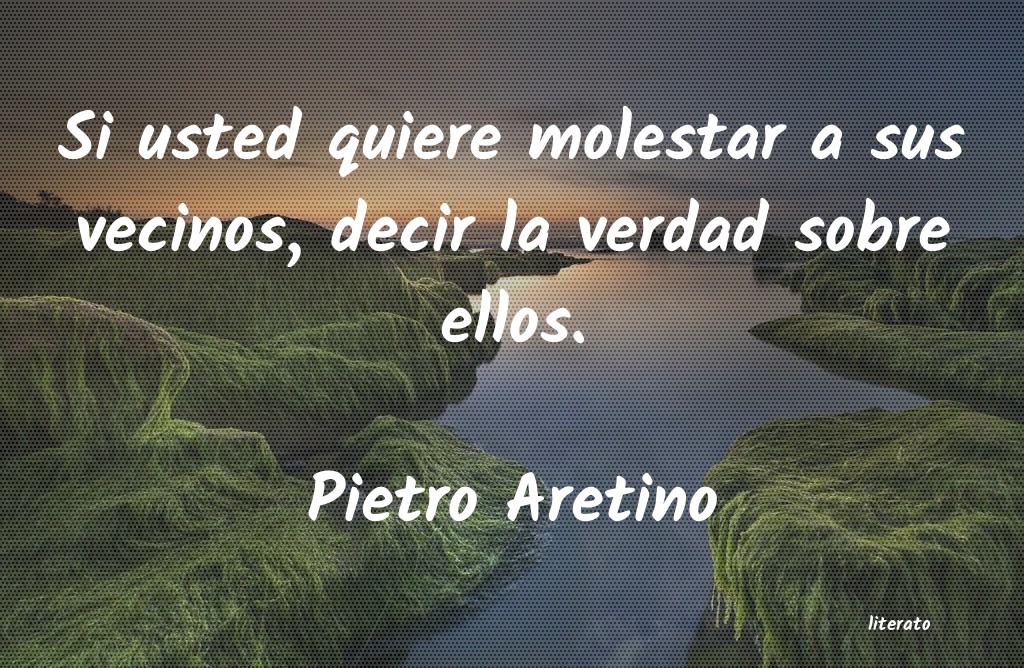 Frases de Pietro Aretino