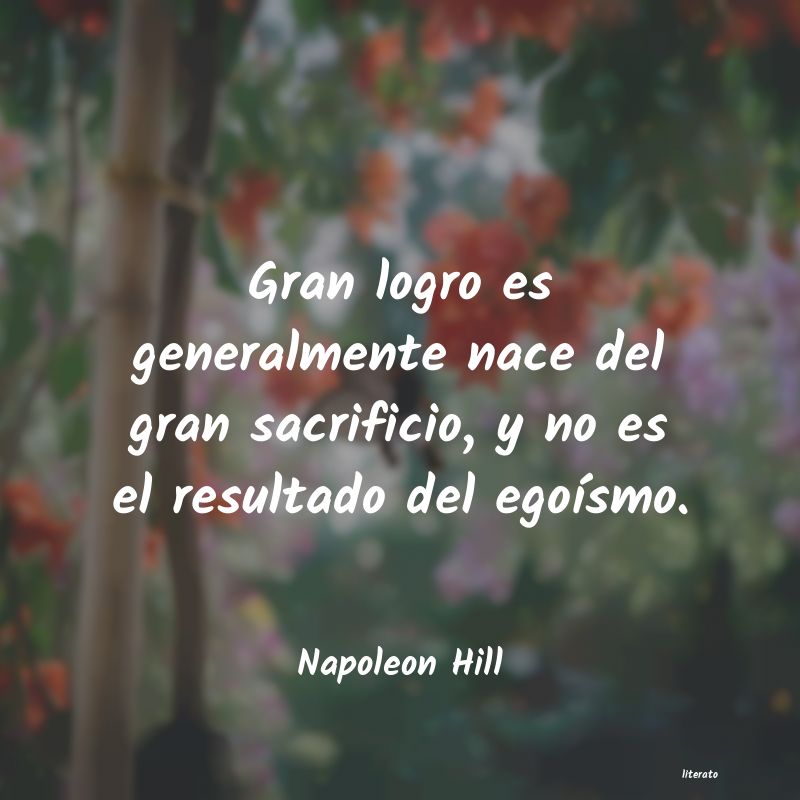 frases de Napoleon Hill