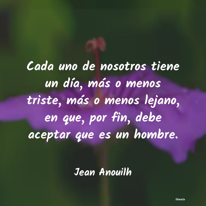 Frases de Jean Anouilh