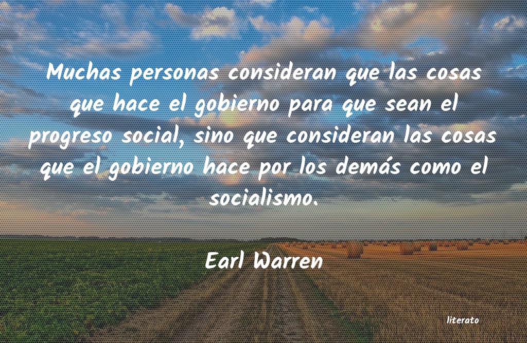 frases de Earl Warren