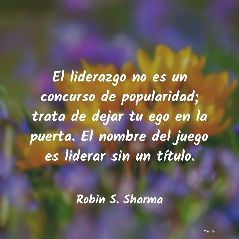 frases de Robin S. Sharma