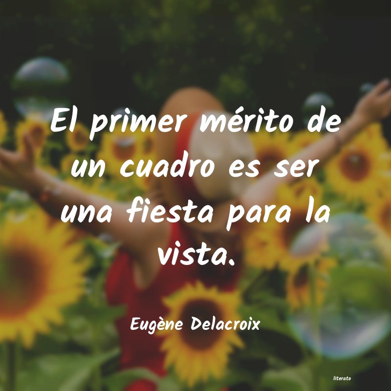 Frases de Eugène Delacroix