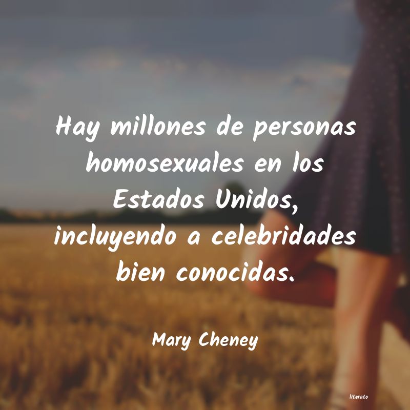 frases de Mary Cheney