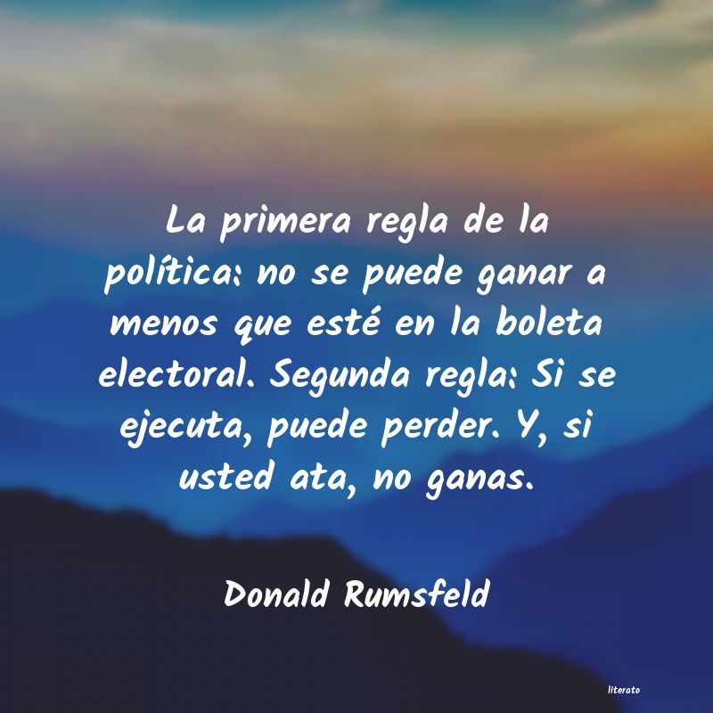frases de Donald Rumsfeld