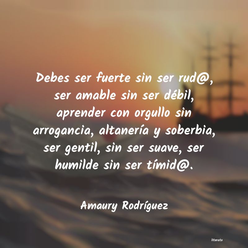 frases de Amaury RodrÃguez