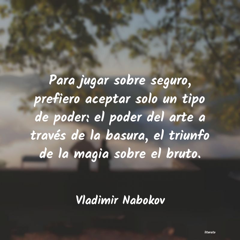 Frases de Vladimir Nabokov