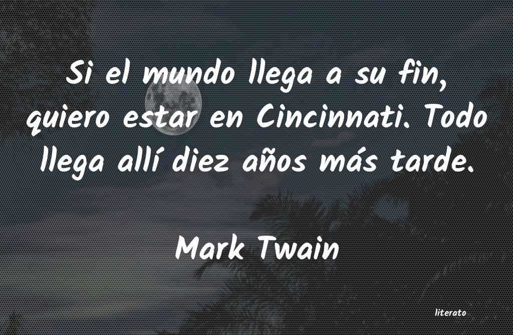 Frases de Mark Twain