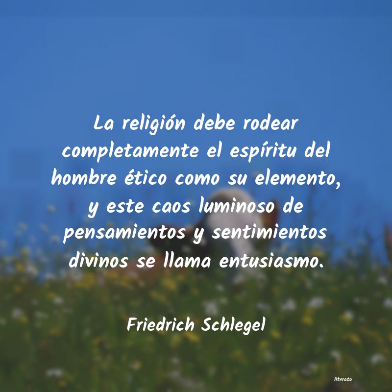 Frases de Friedrich Schlegel