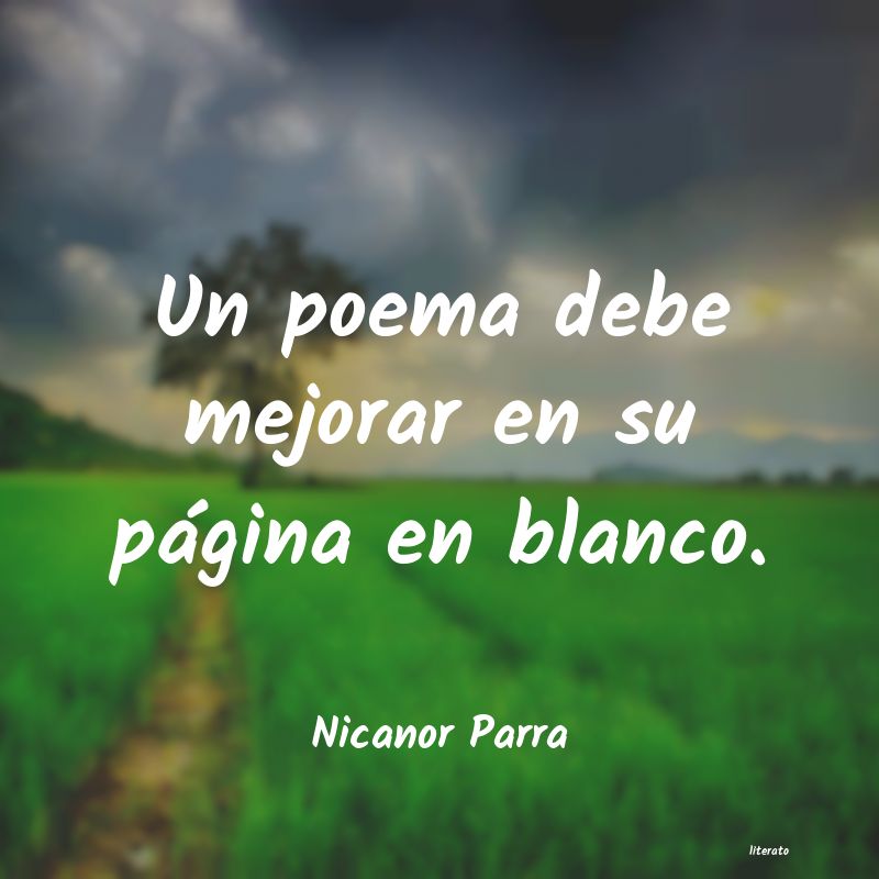 Frases de Nicanor Parra