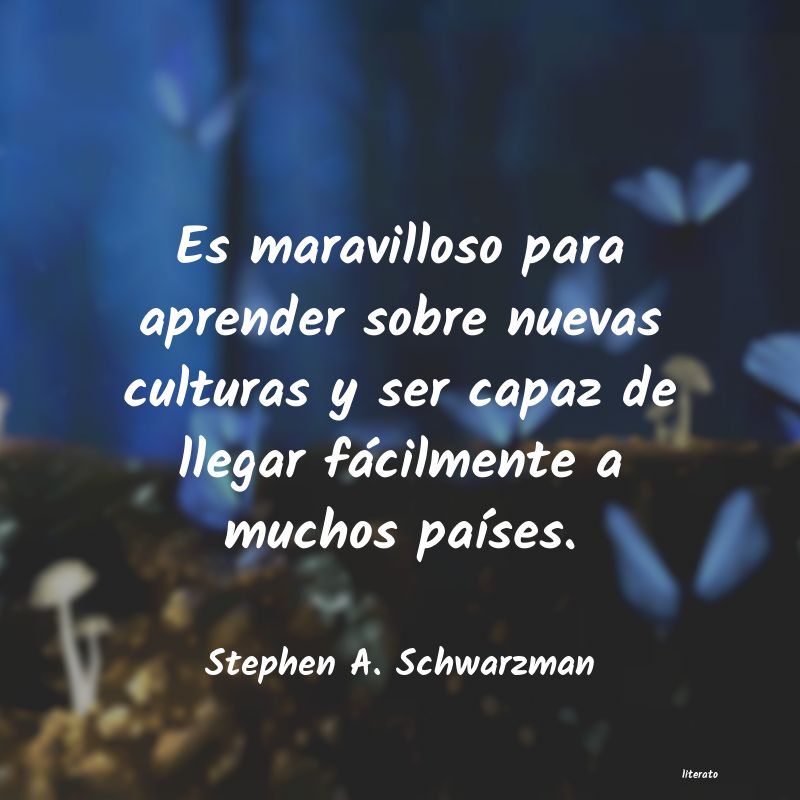 Frases de Stephen A. Schwarzman