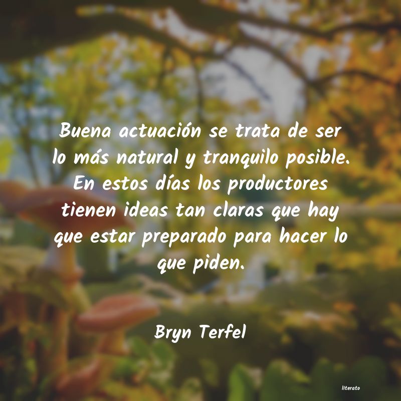 Frases de Bryn Terfel