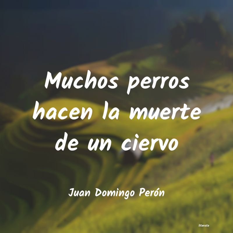 frases de Juan Domingo Perón