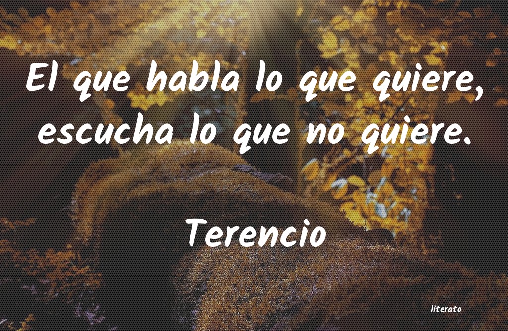 frases de Terencio