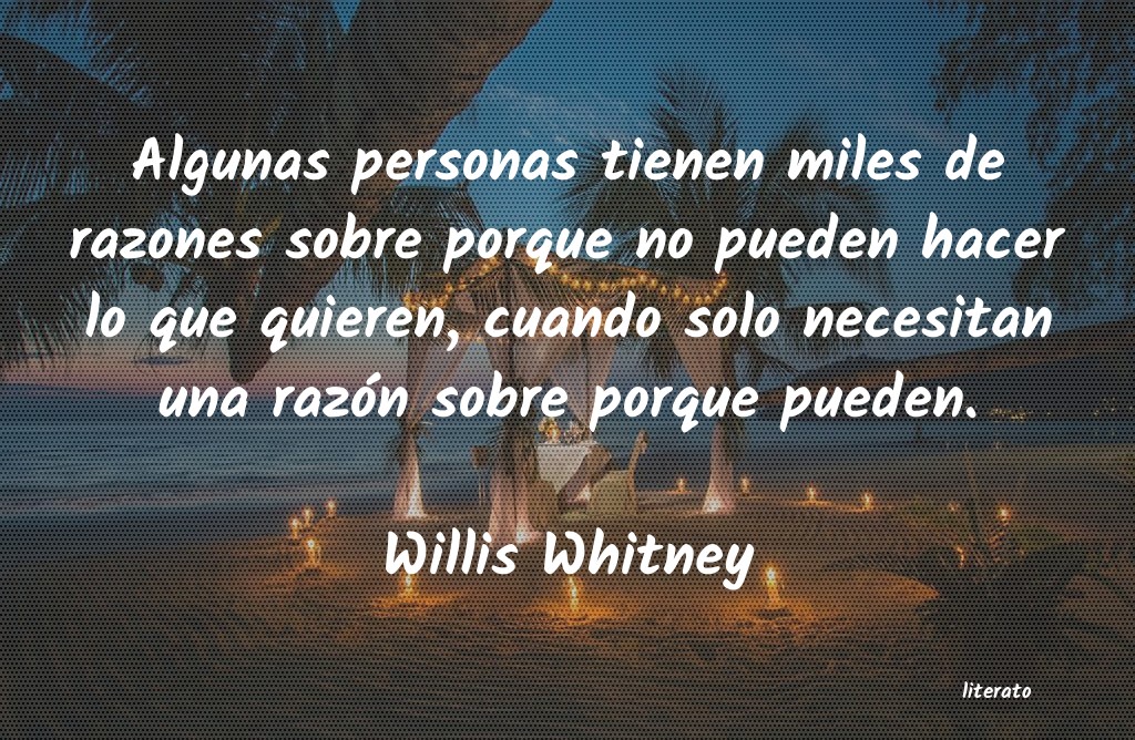 frases de Willis Whitney