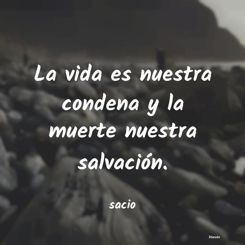 Frases de sacio