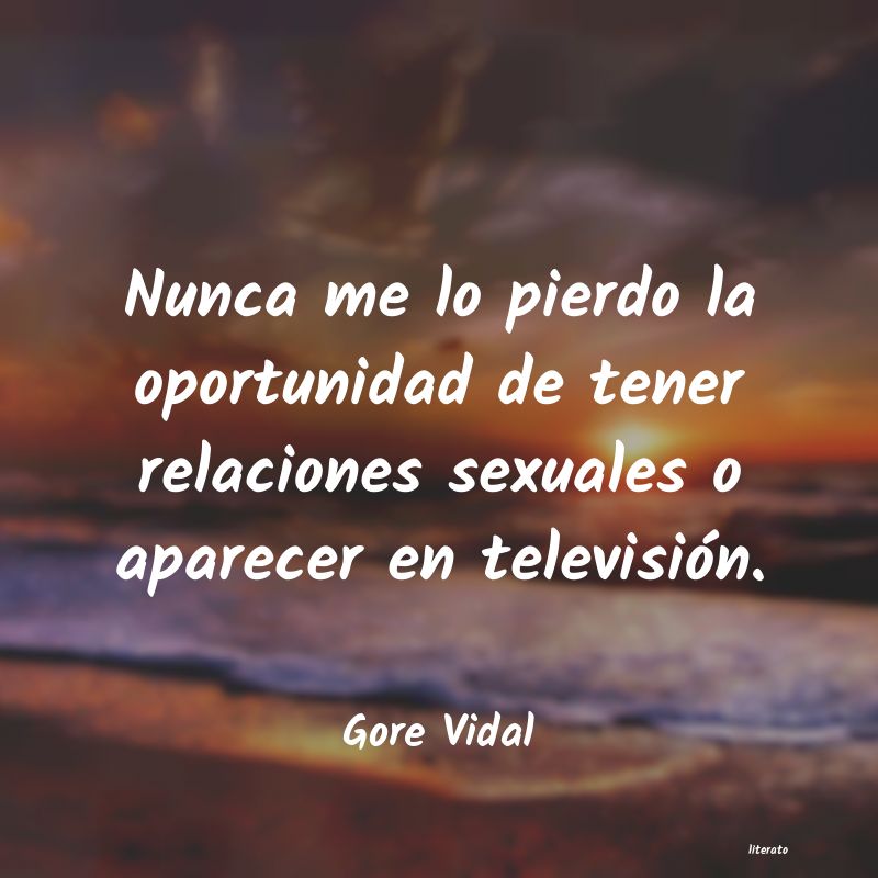 Frases de Gore Vidal