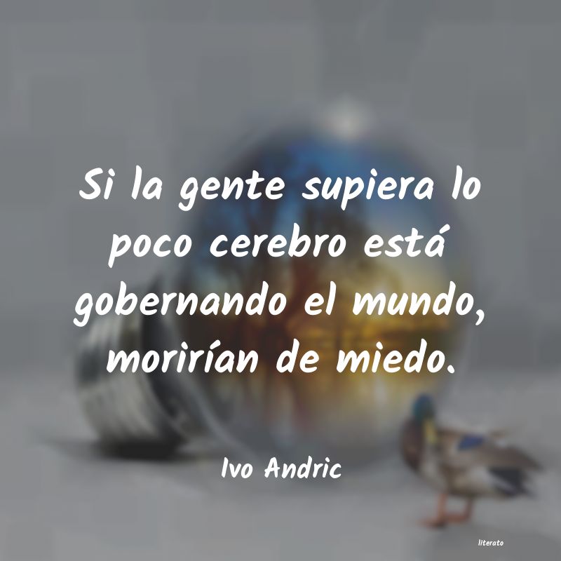 Frases de Ivo Andric