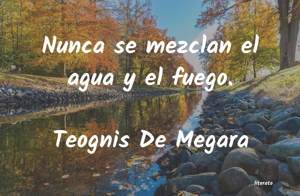 frases de Teognis De Megara