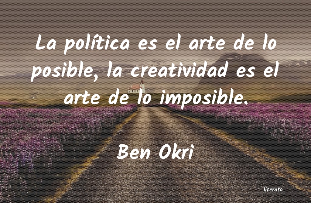 Frases de Ben Okri