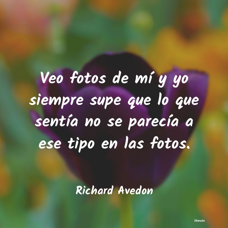frases de Richard Avedon
