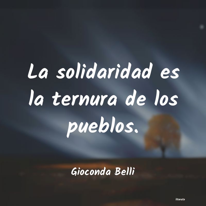 Frases de Gioconda Belli