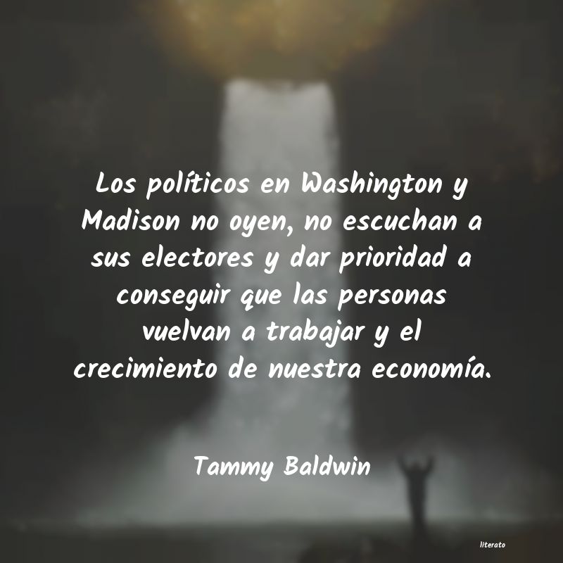 Frases de Tammy Baldwin