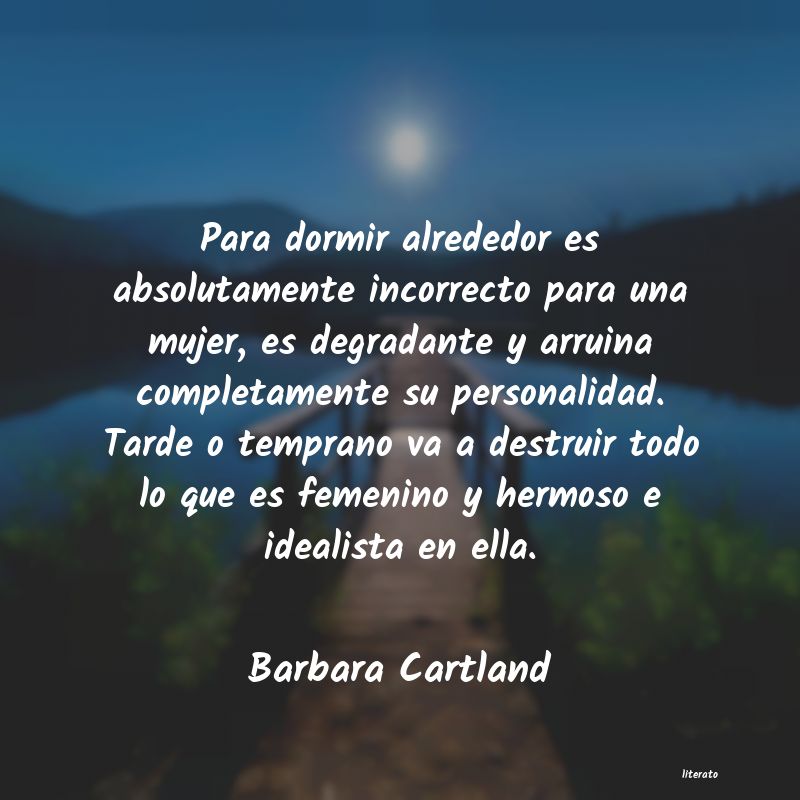 frases de Barbara Cartland