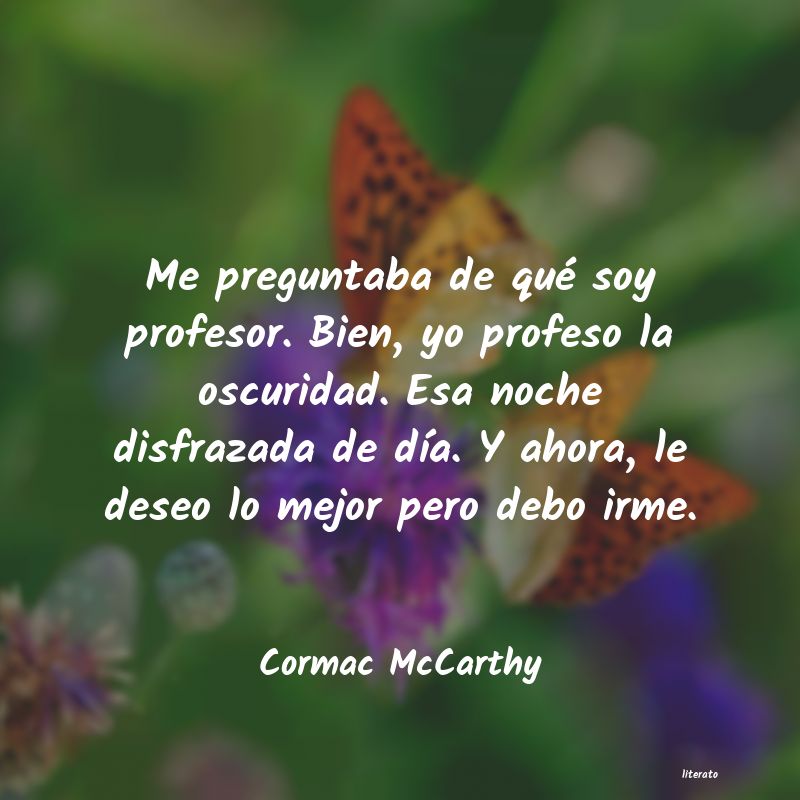 Frases de Cormac McCarthy
