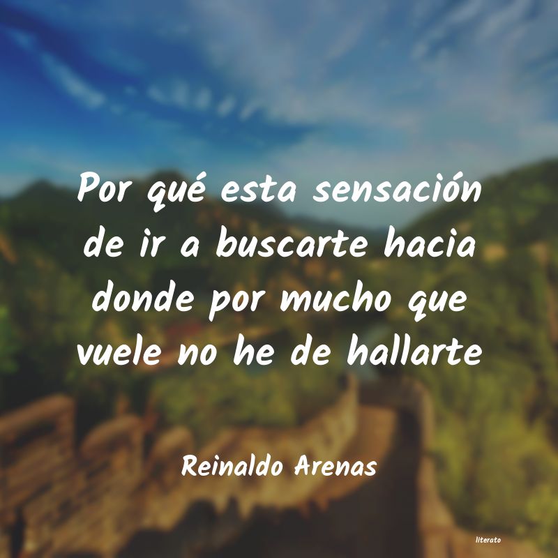 frases de Reinaldo Arenas