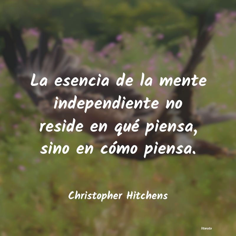 frases de Christopher Hitchens