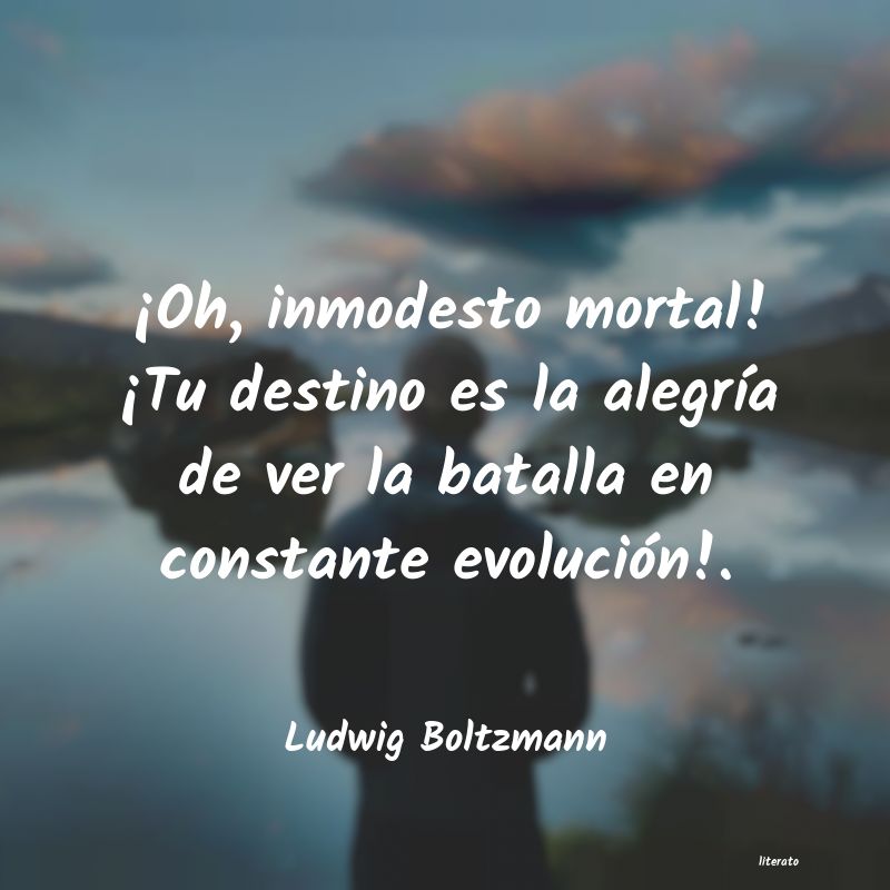frases de Ludwig Boltzmann