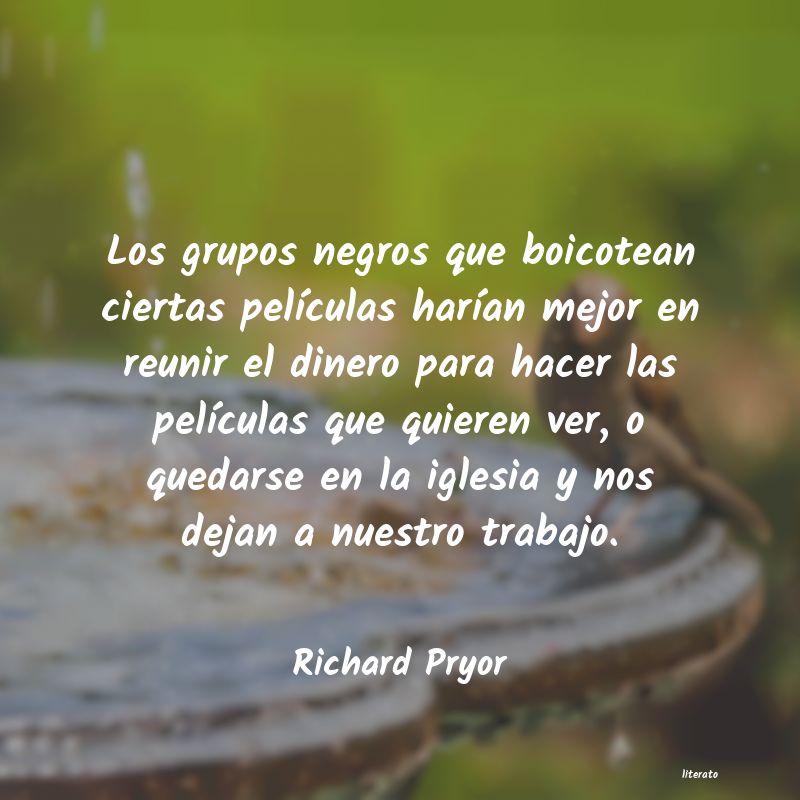 Frases de Richard Pryor