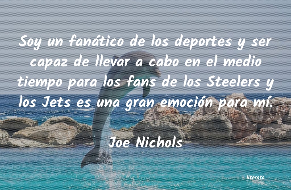 Frases de Joe Nichols