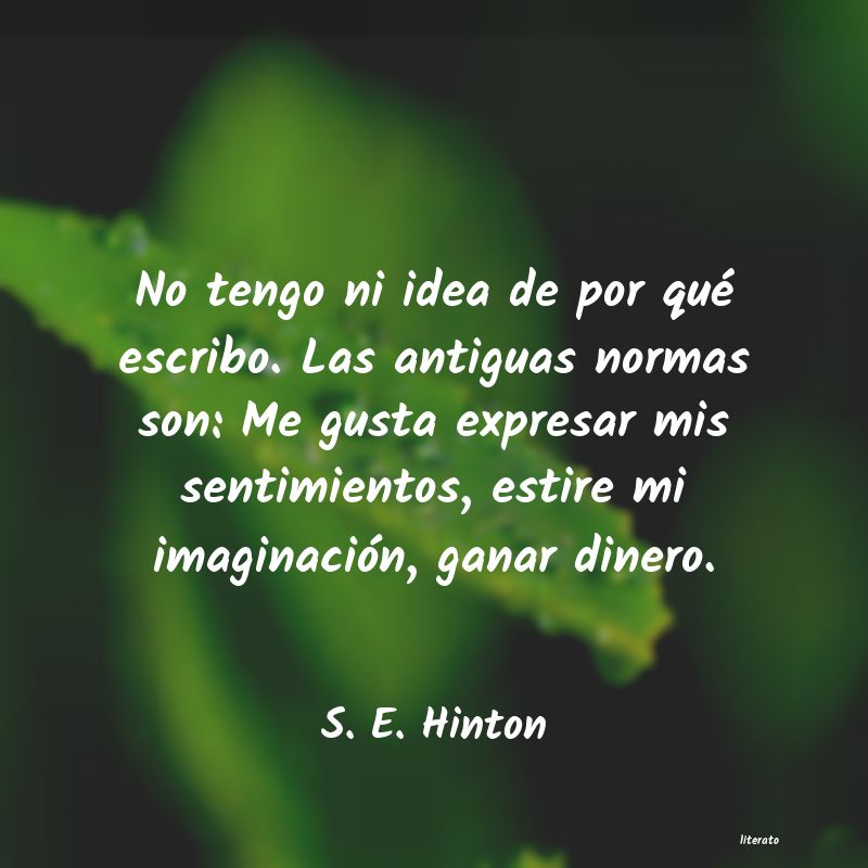 frases de S. E. Hinton