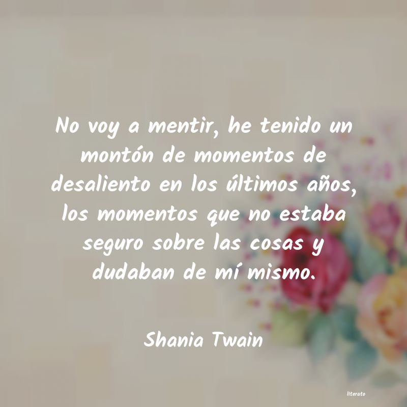 Frases de Shania Twain