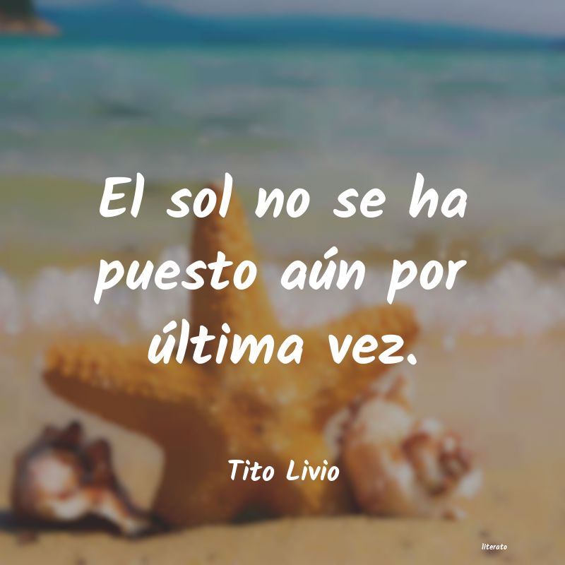frases de Tito Livio