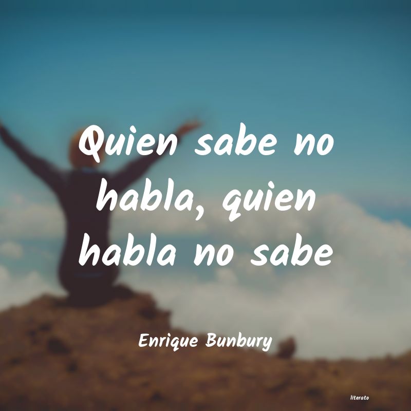 Frases de Enrique Bunbury