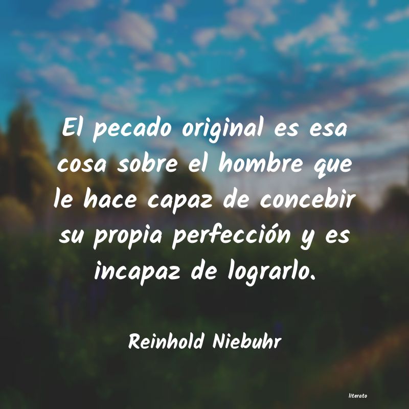 Frases de Reinhold Niebuhr