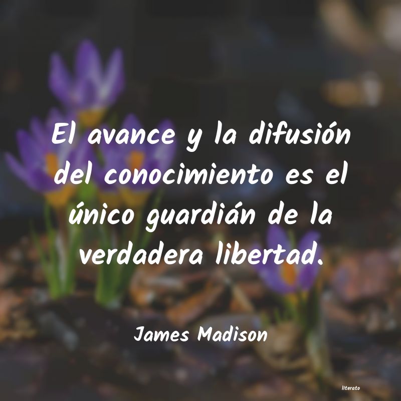 Frases de James Madison